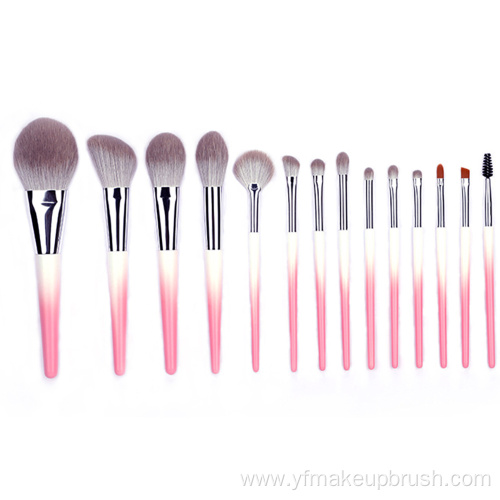 new high-end quality luxury pink makeup brush set